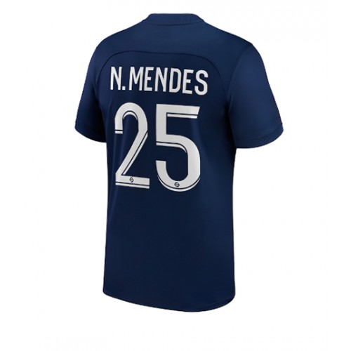 Dres Paris Saint-Germain Nuno Mendes #25 Domaci 2022-23 Kratak Rukav